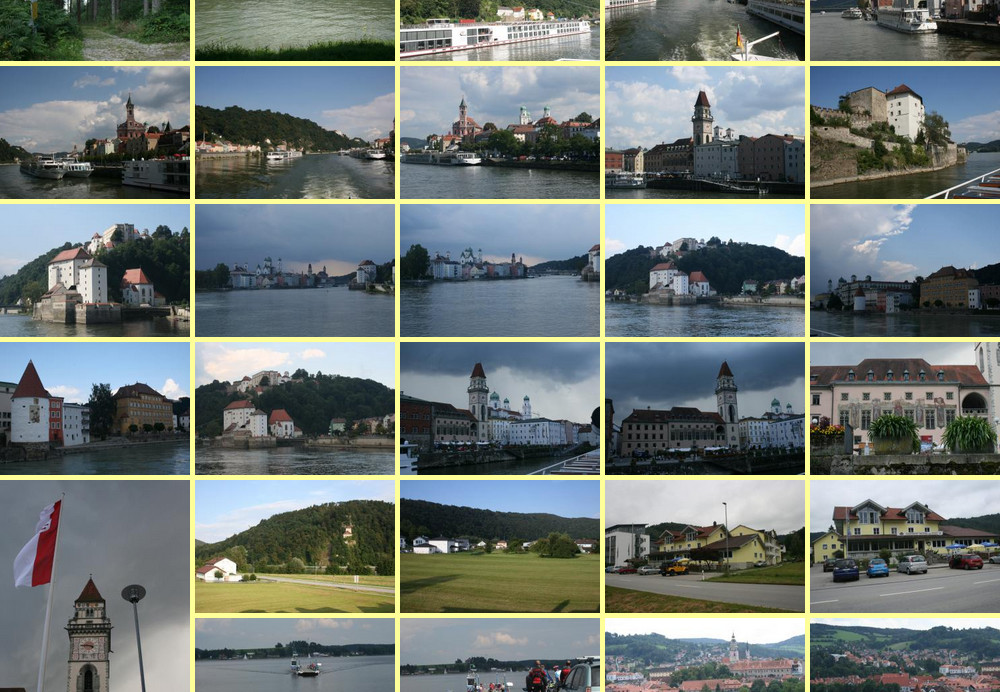 Bilderkollage aus dem Passauer Land